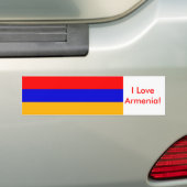 Autocollant De Voiture Sticker avec Drapeau d'Arménie (En voiture)
