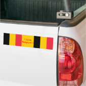 Autocollant De Voiture Sticker avec Drapeau de Belgique (Sur camion)