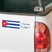 Autocollant De Voiture Sticker avec drapeau de Cuba (Sur camion)