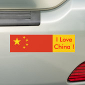 Autocollant De Voiture Sticker avec drapeau de la Chine (En voiture)