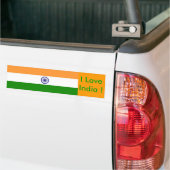Autocollant De Voiture Sticker avec drapeau de l'Inde (Sur camion)