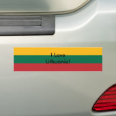 Autocollant De Voiture Sticker avec drapeau de Lituanie (En voiture)