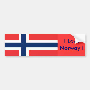 Autocollant De Voiture Sticker avec Drapeau de Norvège