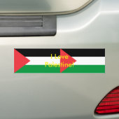Autocollant De Voiture Sticker avec Drapeau de Palestine (En voiture)