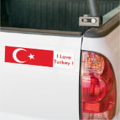 Autocollant De Voiture Sticker avec Drapeau de Turquie (Sur camion)