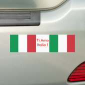 Autocollant De Voiture Sticker avec Drapeau d'Italie (En voiture)