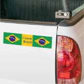 Autocollant De Voiture Sticker avec drapeau du Brésil (Sur camion)