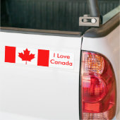 Autocollant De Voiture Sticker avec drapeau du Canada (Sur camion)