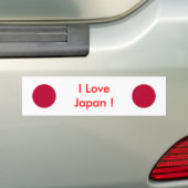 Autocollant De Voiture Sticker avec drapeau du Japon (En voiture)