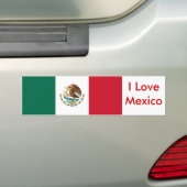 Autocollant De Voiture Sticker avec Drapeau du Mexique (En voiture)