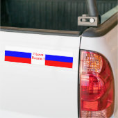 Autocollant De Voiture Sticker avec le drapeau de la Russie (Sur camion)