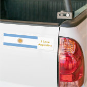 Autocollant De Voiture Sticker avec le drapeau de l'Argentine (Sur camion)