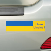Autocollant De Voiture Sticker avec le drapeau de l'Ukraine (En voiture)