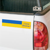 Autocollant De Voiture Sticker avec le drapeau de l'Ukraine (Sur camion)