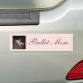 Autocollant De Voiture Sticker 'Ballet Mom' (En voiture)