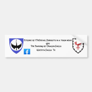 Autocollant De Voiture Sticker baronnial Dragon Falls