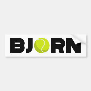 Autocollant De Voiture Sticker Bjorn Tennis
