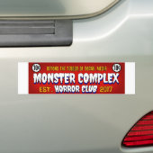 AUTOCOLLANT DE VOITURE STICKER BOULANTE DE BANNIÈRE COMPLEXE MONSTER (En voiture)