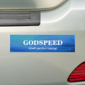 AUTOCOLLANT DE VOITURE STICKER BOUMPEUR À GODSPEED (En voiture)