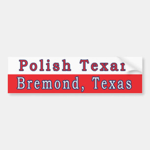 Autocollant De Voiture Sticker Bremond polonais Texan Texan