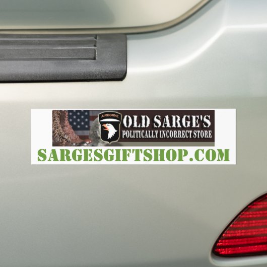 AUTOCOLLANT DE VOITURE STICKER BUMPER SARGES (En voiture)