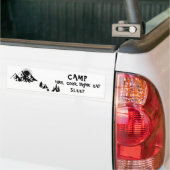 Autocollant De Voiture Sticker Camping Bumper (Sur camion)