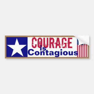 Autocollant De Voiture Sticker Contagious Courage