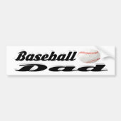 Autocollant De Voiture Sticker de baseball Papa Bumper (Devant)