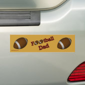 Autocollant De Voiture Sticker de football papa Bumper (En voiture)