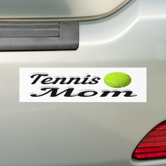Autocollant De Voiture Sticker de la maman de tennis (En voiture)
