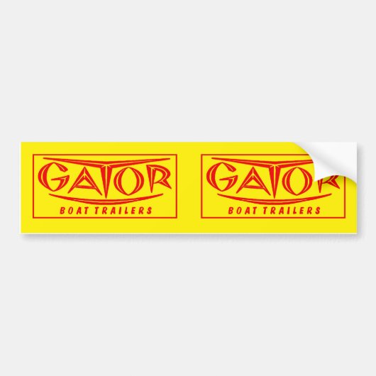Autocollant De Voiture Sticker de la remorque Gator (Devant)