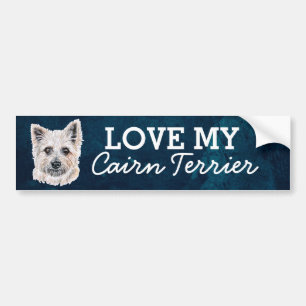 Autocollant De Voiture Sticker de pare-chocs Cairn Terrier