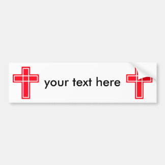 Autocollant De Voiture sticker de pare-chocs Christian pour votre texte