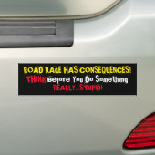Autocollant De Voiture Sticker de pare-chocs de la RAGE ROUTE, contrôle F (En voiture)