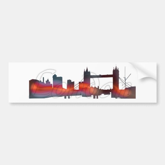 Autocollant De Voiture Sticker de pare-chocs de Londres (Devant)