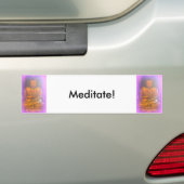 Autocollant De Voiture sticker de pare-chocs de méditation de l'aura boud (En voiture)