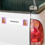 Autocollant De Voiture sticker de pare-chocs de méditation de l'aura boud (Sur camion)