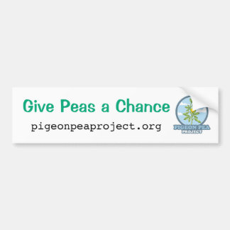 Autocollant De Voiture Sticker de pare-chocs du projet Pigeon Pea