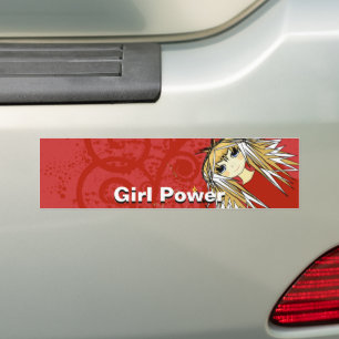 Autocollant De Voiture Sticker de pare-chocs Girl Power