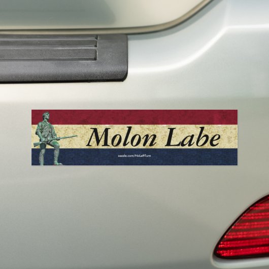 Autocollant De Voiture Sticker de pare-chocs Molon Labe (En voiture)