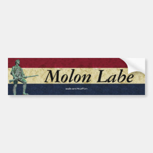 Autocollant De Voiture Sticker de pare-chocs Molon Labe