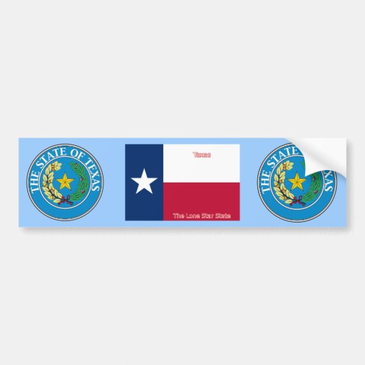 Autocollant De Voiture Sticker de pare-chocs Texas (Devant)