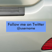 Autocollant De Voiture Sticker de pare-chocs Twitter (En voiture)