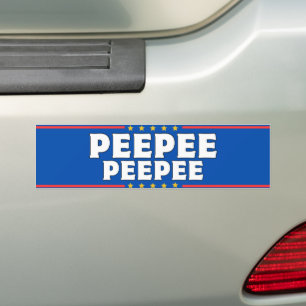 Autocollant De Voiture Sticker de poche PeePee PooPoo 2024