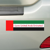 Autocollant De Voiture Sticker Drapeau des Émirats Arabes Unis (En voiture)