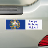 Autocollant De Voiture Sticker Drapeau du New Hampshire (En voiture)