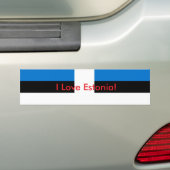 Autocollant De Voiture Sticker Drapeau Estonie (En voiture)