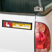 Autocollant De Voiture Sticker d'urgence (lapin) (Sur camion)