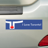Autocollant De Voiture Sticker Flag of Toronto, Canada (En voiture)