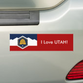 Autocollant De Voiture Sticker Flag of Utah, USA (En voiture)